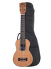 Kala Solid Cedar Top Acacia, Soprano Long Neck, livré avec housse