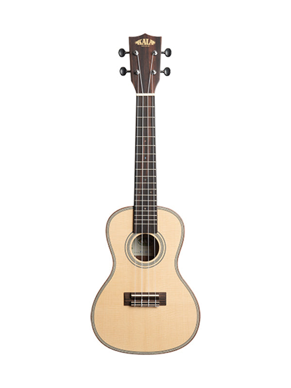 Kala Solid Spruce Top/Ebony, Concert, livré avec housse