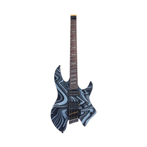 LARRY CARLTON X6 Headless 6 Black Swirl