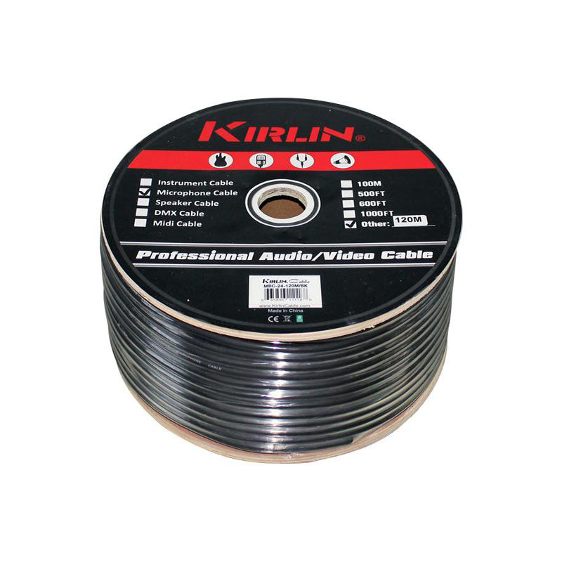 Kirlin MB24-100BK Cable Rouleau de 100 M Micro