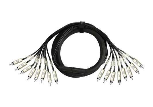 Kirlin MTN803-3BK Cable 8RCA-RCA 3M