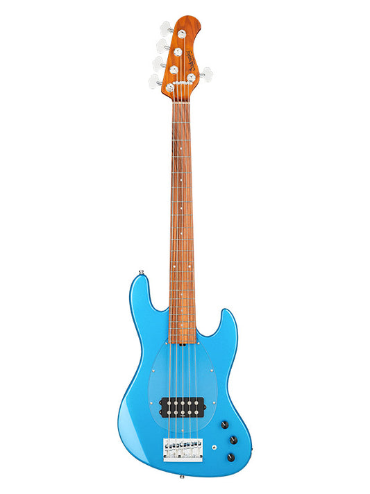 Metroexpress, M Vintage Bass, 5 cordes, 21 frettes - Ocean Blue Metallic,Morado