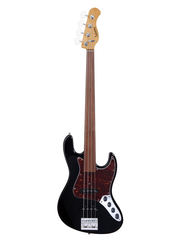 Sadowsky MetroExpress, Standard JJ, 4 cordes, Fretless - Black,Morado