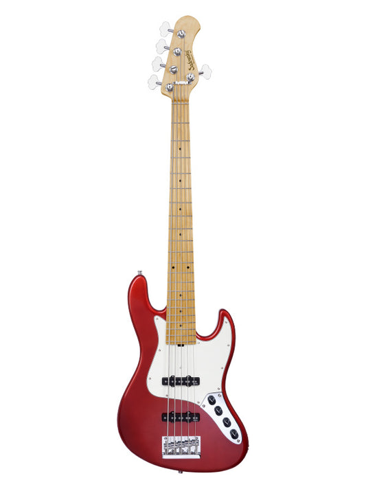 Sadowsky MetroExpress, Standard JJ, 5 cordes, 21 frettes - Candy Apple Red,Maple