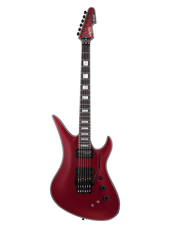 Schecter Avenger Floyd Rose, micro Sustainiac - Satin Candy Apple Red