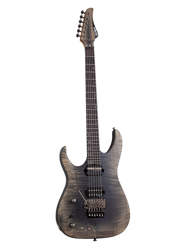 Schecter Banshee Mach 6 Floyd Rose, micro Sustainiac, gaucher - Fallout Burst
