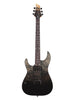 Schecter C-1 Standard, gaucher - Black Fade Burst Burl