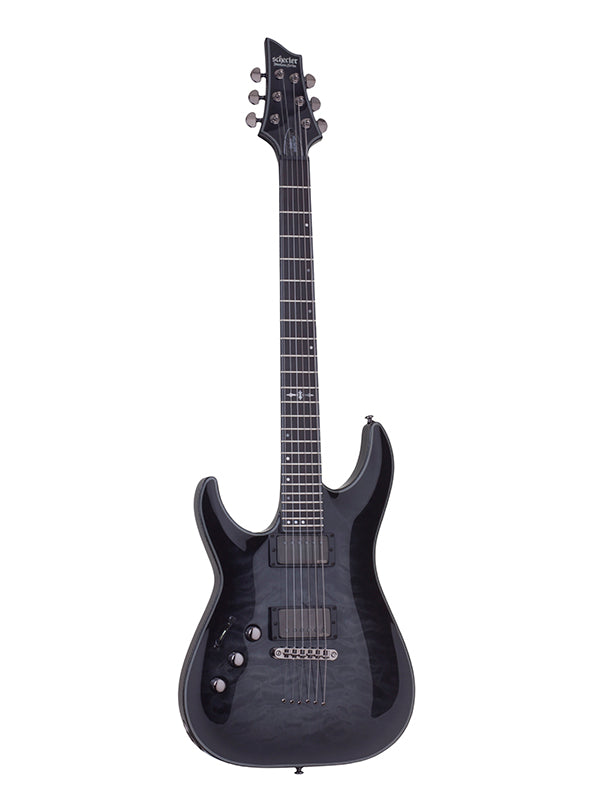 Schecter Hellraiser C-1 Hybrid, gaucher - Trans Black Burst