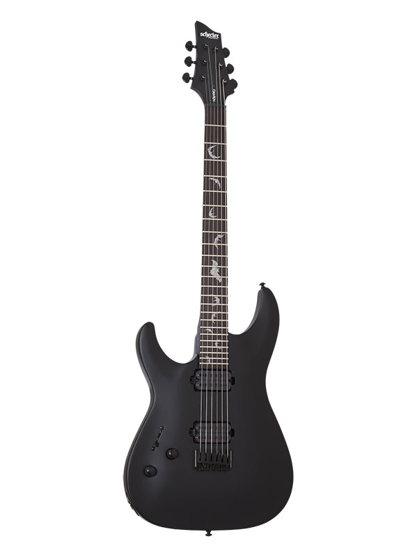 Schecter Damien 6, gaucher - Satin Black
