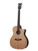 Schecter Acoustique Deluxe, pan coupé - Natural Satin