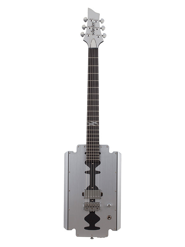 Schecter Machine Gun Kelly, Razor Blade - Metallic Silver