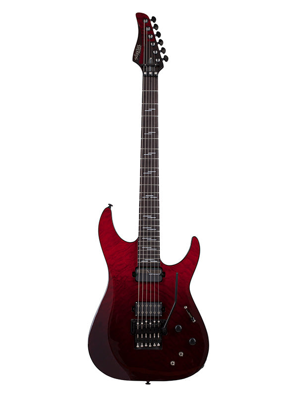 Schecter Reaper 6 Elite Floyd Rose, micro Sustainiac - Blood Burst