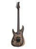 Schecter Reaper 6 Floyd Rose, micro Sustainiac, gaucher - Charcoal Burst