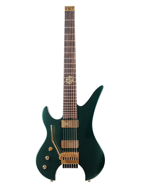 Schecter Synyster Gates Custom-7 Floyd, headless, gaucher- Oak Green Metallic