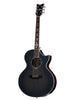 Schecter Synyster Gates acoustique GA SC - Trans Black Burst Satin