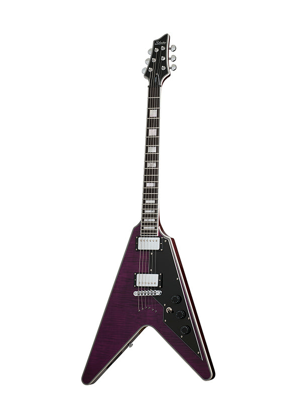 Schecter V-1 Custom - Trans Purple Burst