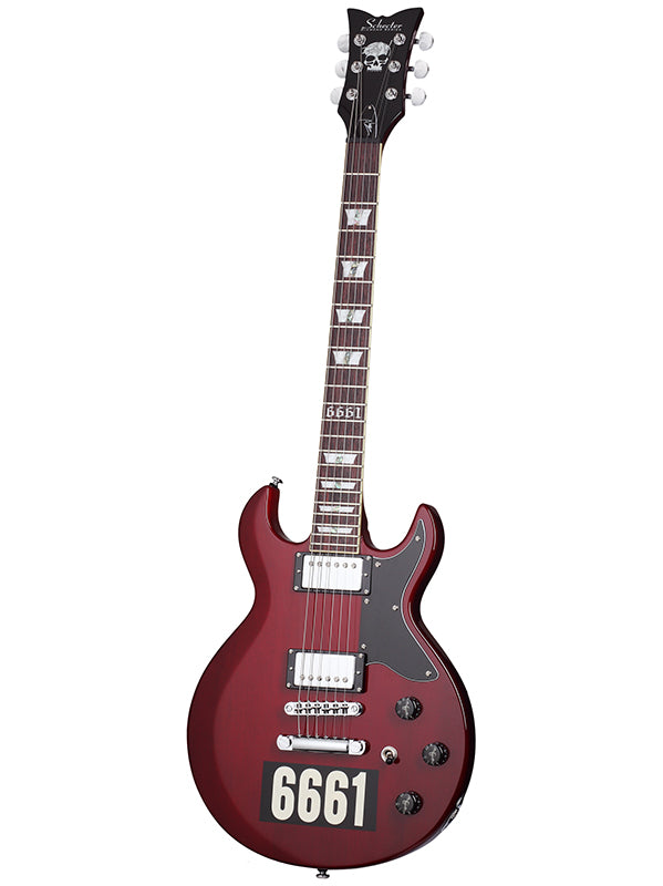 Schecter Zacky Vengeance Custom Reissue - See Thru Cherry