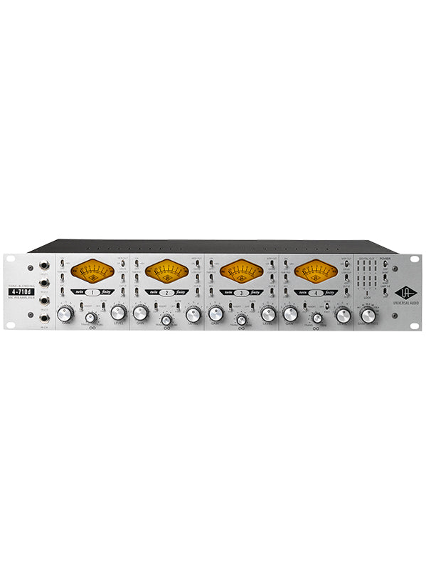 Universal Audio Préampli Analogique - 4-710d, 4 canaux, préampli micro