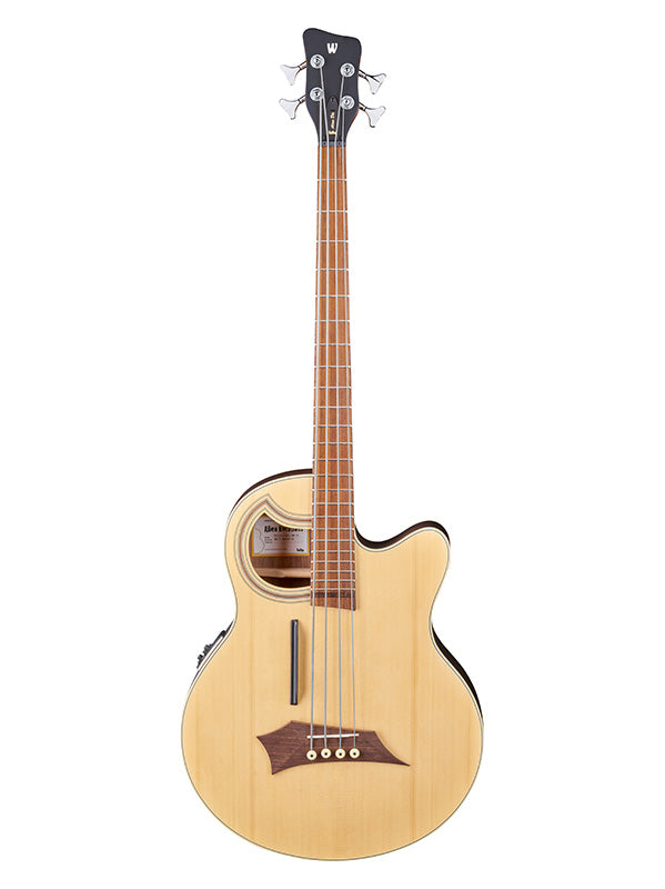 Warwick RockBass RockBass Alien Deluxe Hybrid Thinline 4 - Natural Satin