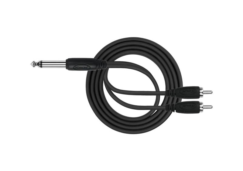Kirlin Y344-3BK Cable 2 RCA-Jack Stereo 3 M