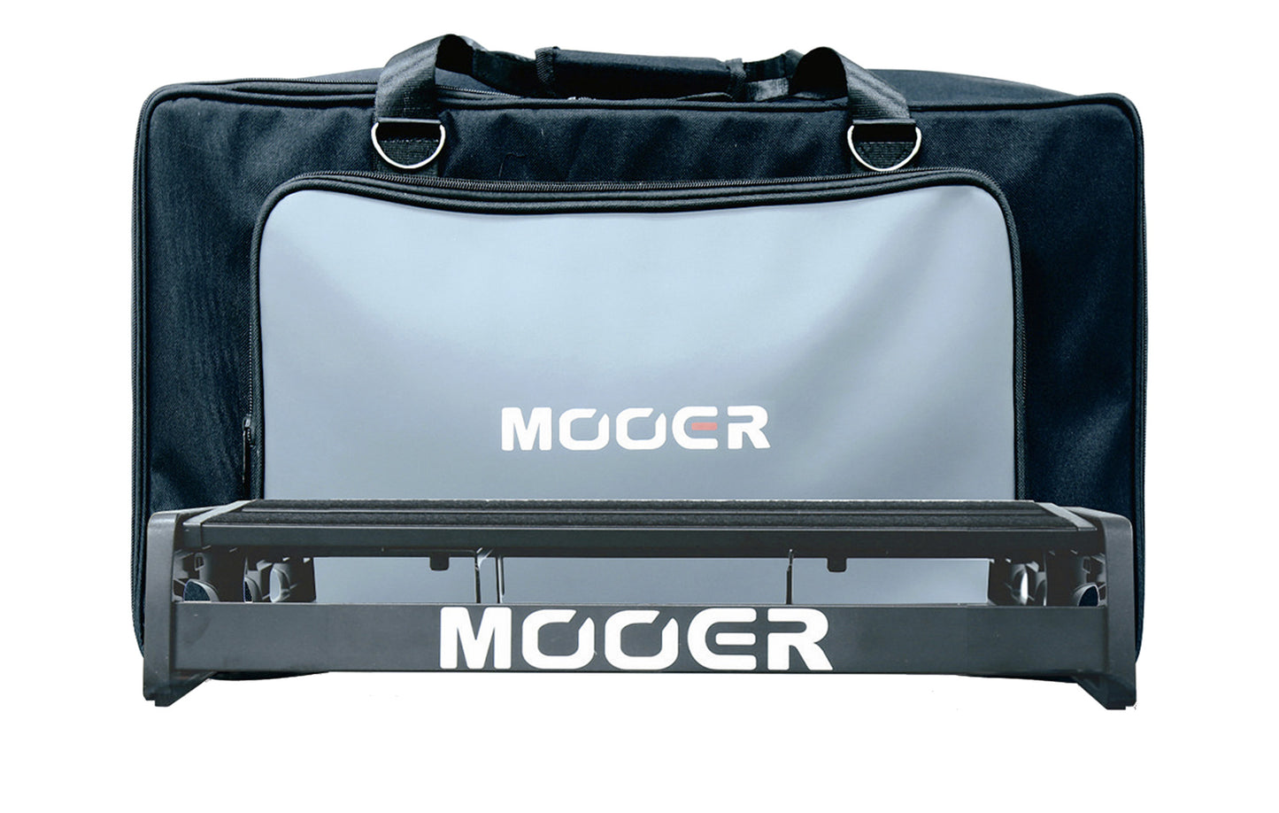 Pedalboard TF-20S, structure en aluminium à deux niveaux réglables, dimensions: 60 x 28.5 x 8.6 cm, noir