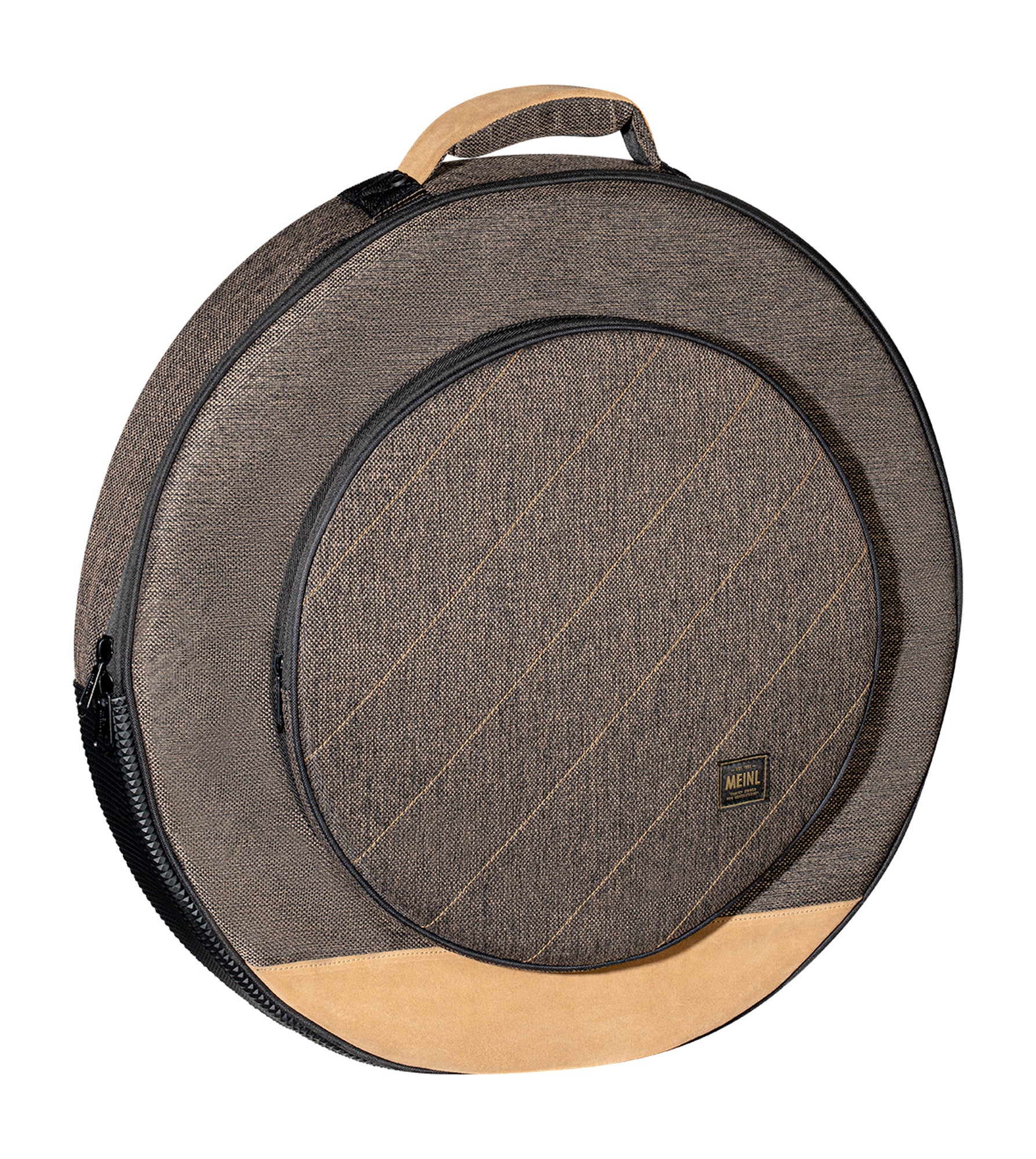 HOUSSE MEINL CYMBALE 22" TISSU CAFE