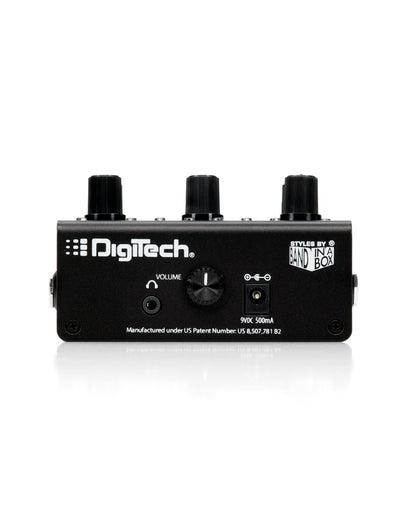 Pédale TRIO PLUS, Band Creator et looper, 12 genres musicaux avec 12 styles sélectionnables, avec carte SD et alimentation, noir