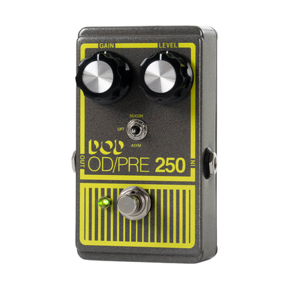 Pédale DOD-250-X, Overdrive avec 3 modes de distorsion, True Bypass, gris