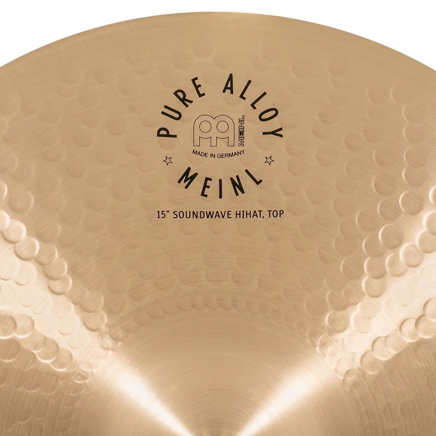 Hithat 15" Soundwave Meinl Pure Alloy fini Traditional martelé