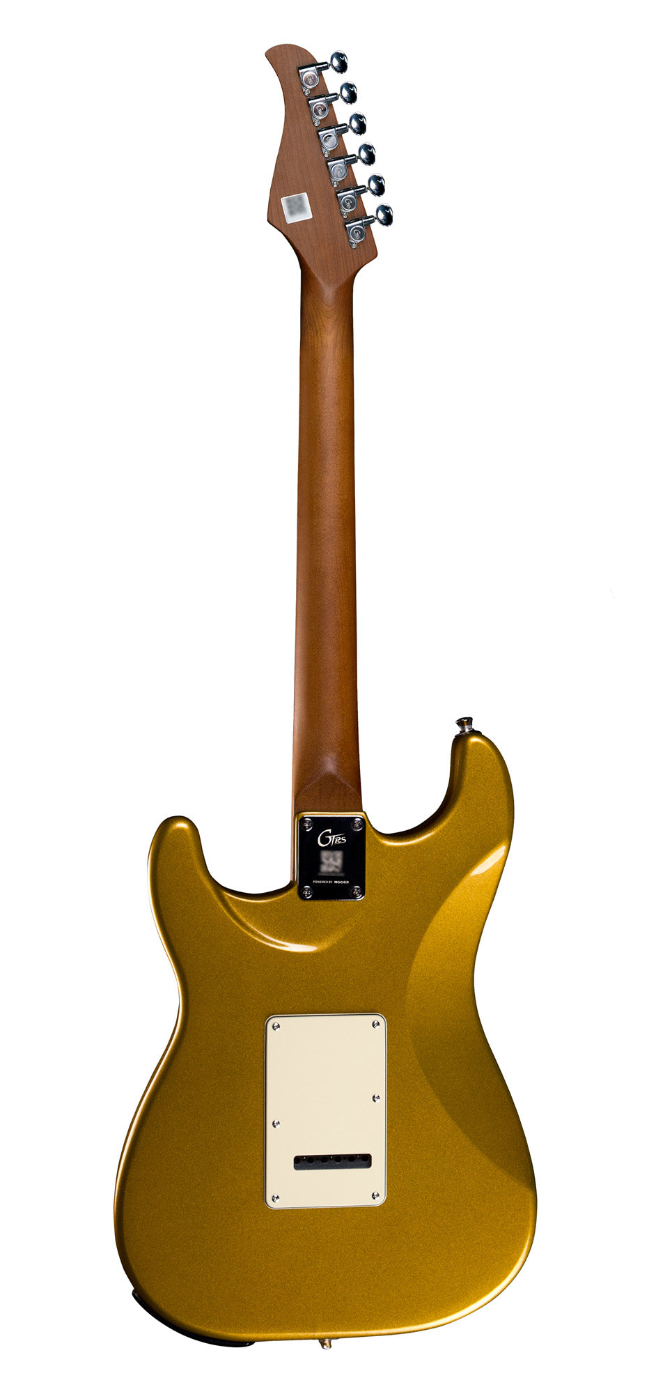 GTRS S800, corps tilleul, manche érable torréfié, touche palissandre, micros et processeur GTRS, gold