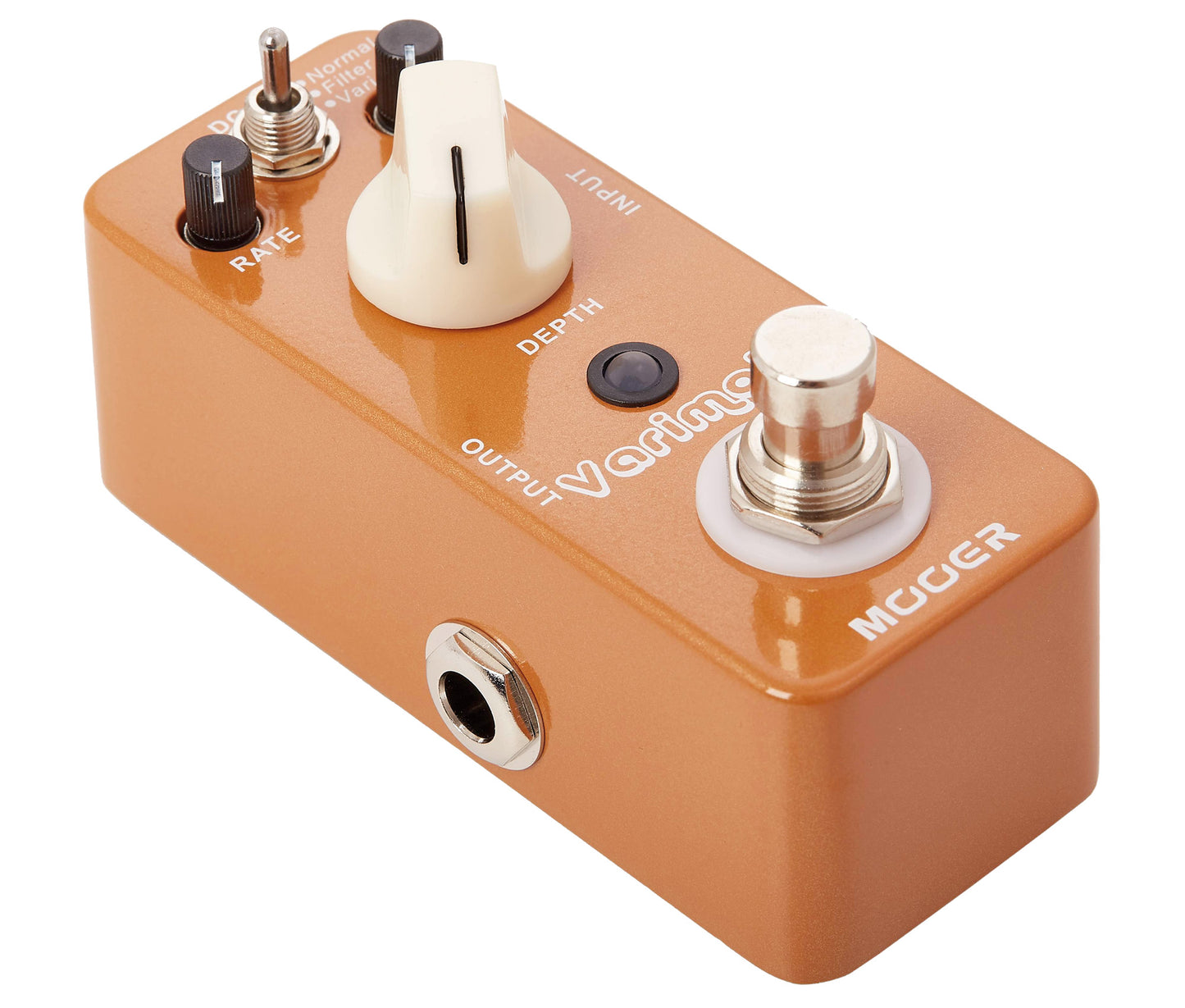 Pédale VARIMOLO, trémolo numérique 3 modes (Normal/Filter/Variable), boîtier métal, true bypass, orange