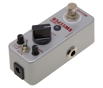 Pédale BASS SWEEPER, filtre d'enveloppe dynamique pour basse et guitare, switch Fuzz/Clean, boîtier métal, true bypass, gris