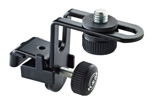 Support de fixation d'un micro sur percussions petit et compact, montage et démontage rapide,