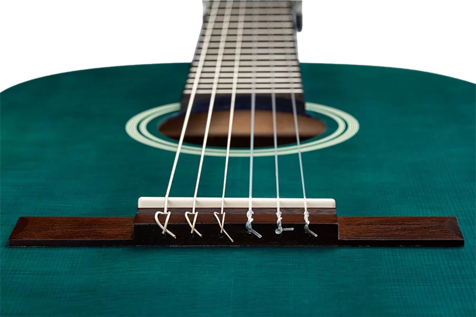 RST5MOC, table épicéa, fond & éclisses catalpa, touche & chevalet noyer, sillet 52 mm, diapason 650 mm, bleu océan satiné