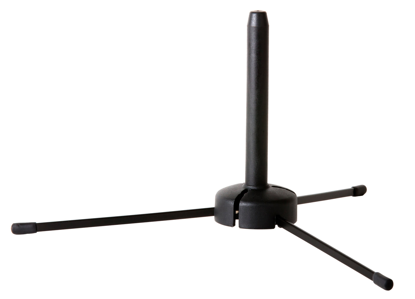 Support flûte pliable, design compact, noir