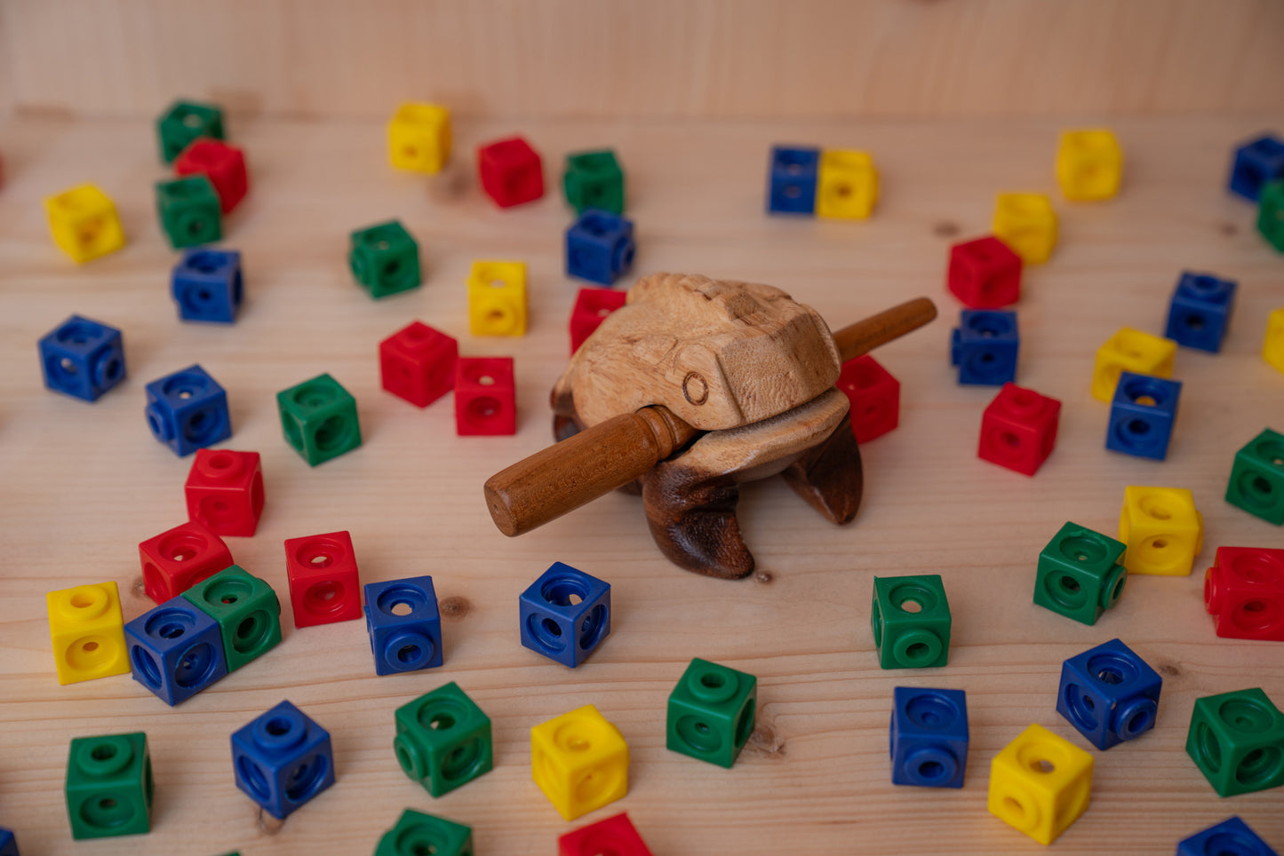 Güiro grenouille bois Small NINO avec mailloche bois