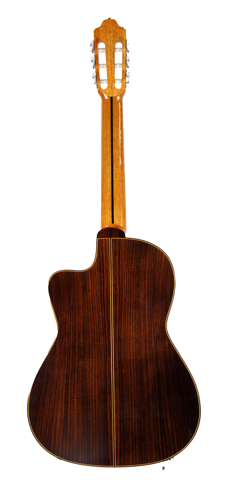 MOD.8CE, table cèdre massif, f/e palissandre indien massif, manche insert ébène, touche ébène, preamp Matrix Infinity, soft case