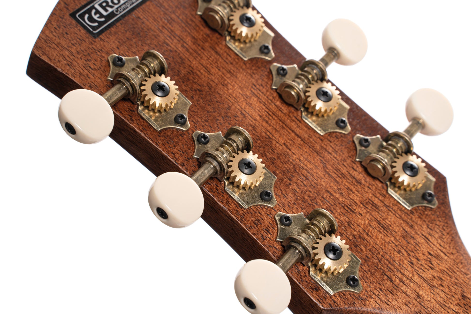 CORE-PE, forme Parlor, table acajou massif, f/e acajou massif, EQ Fishman Sonitone, soft case, noir dégradé pores ouverts