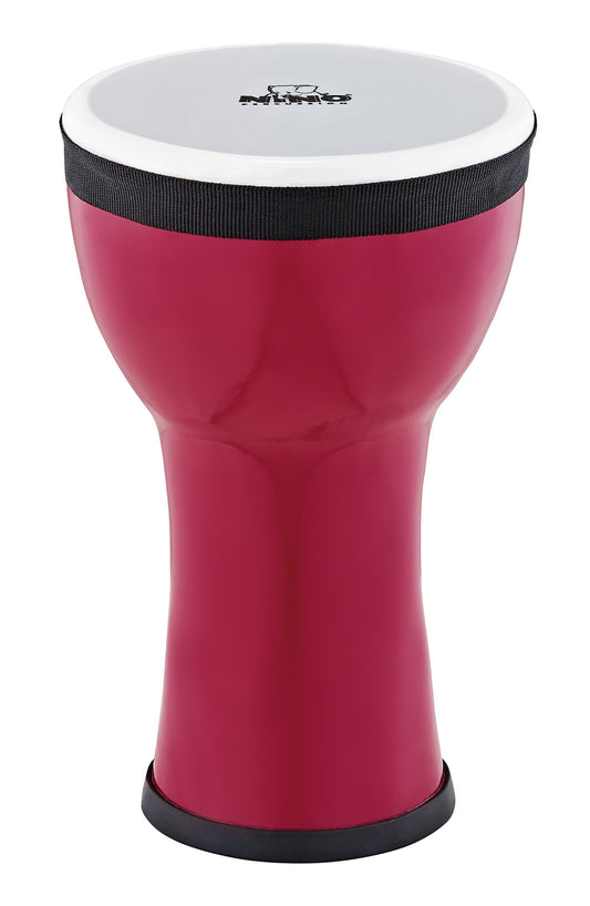 DJEMBE NINO ÉLÉMENT 6" BUBBLE GUM, SYNTHÉTIQUE, PEAU PLASTIQUE, 26.7CM