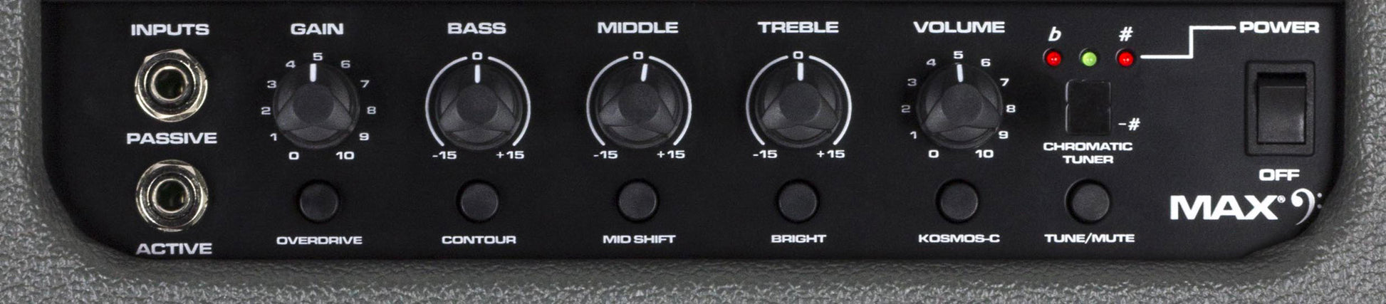 Ampli basse électrique 150W, HP 1x 15" Premium, EQ 3 bandes, entrée auxiliaire, sortie DI, finition noir