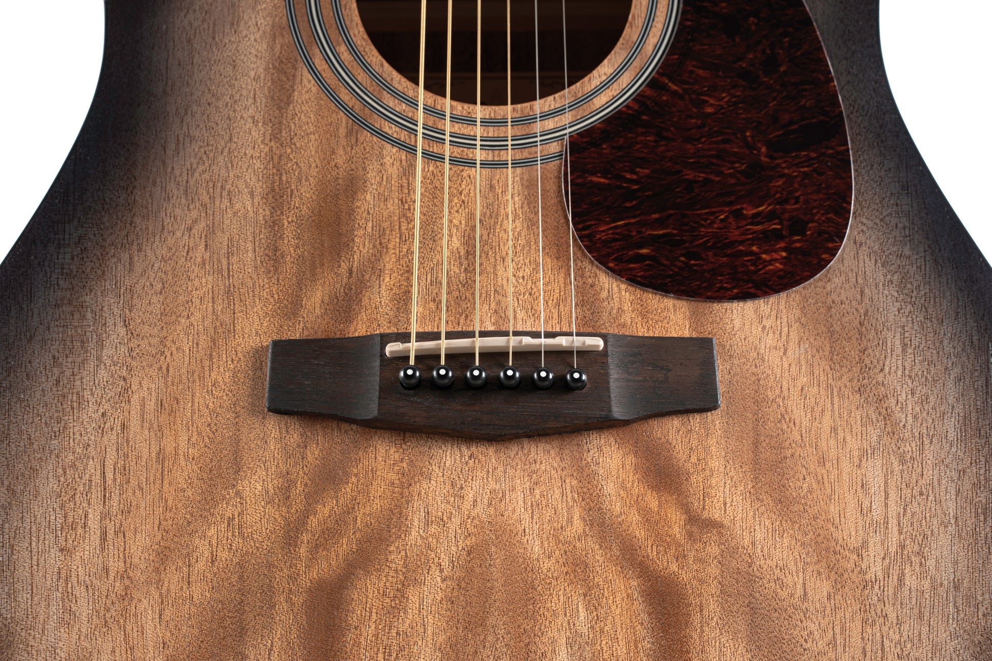 Earth 60 M, table acajou massif, fond & éclisses acajou, manche acajou, touche merbau, noir pores ouverts