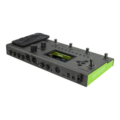 Pédalier multi-effets GE200 PRO, 286 modules d'effets et modèles d'amplificateurs, 20 emplacements d'IR tiers, gris