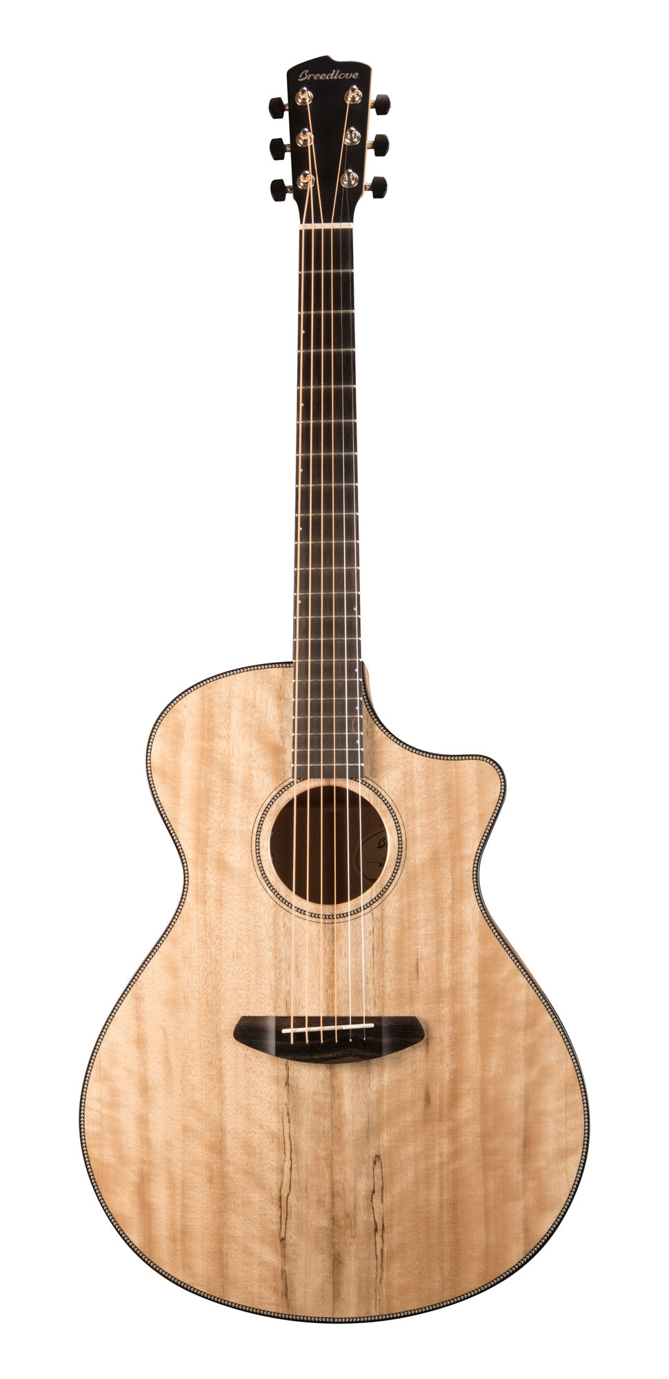 OREGON CONCERTO CE MYRTLEWOOD, table myrtlewood massif, f/e myrtlewood massif, EQ LR Baggs EAS VTC, étui, naturel