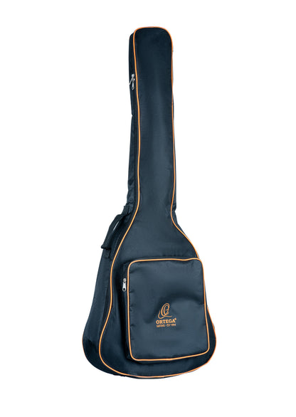 OBBSTD-ACB, housse pour basse acoustique, nylon résistant, rembourrée 10 mm, avec compartiment accessoires et deux sangles, noir