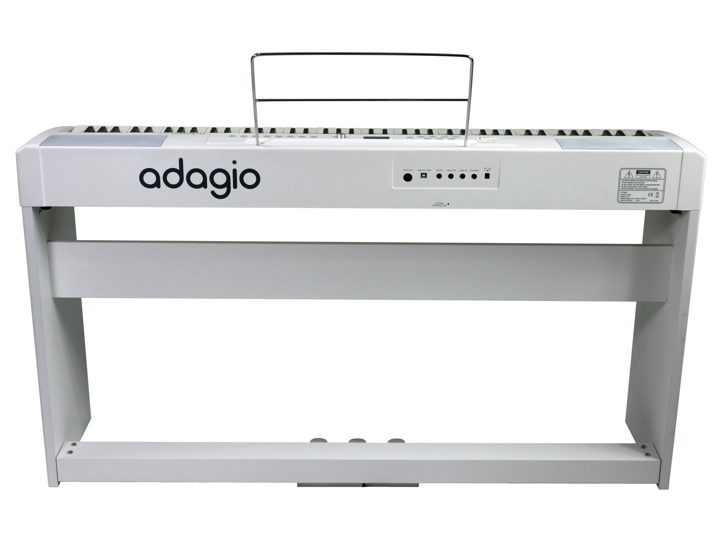 Piano numérique portable Adagio SP75WH | 88 notes, toucher lourd