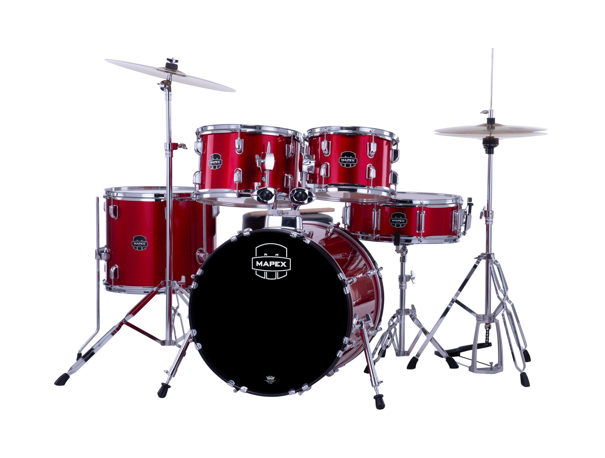MAPEX COMET JAZZ/JUNIOR 18 5F INFRA RED COMPLETE AVEC HARDWARE, SIEGE ET CYMBALES