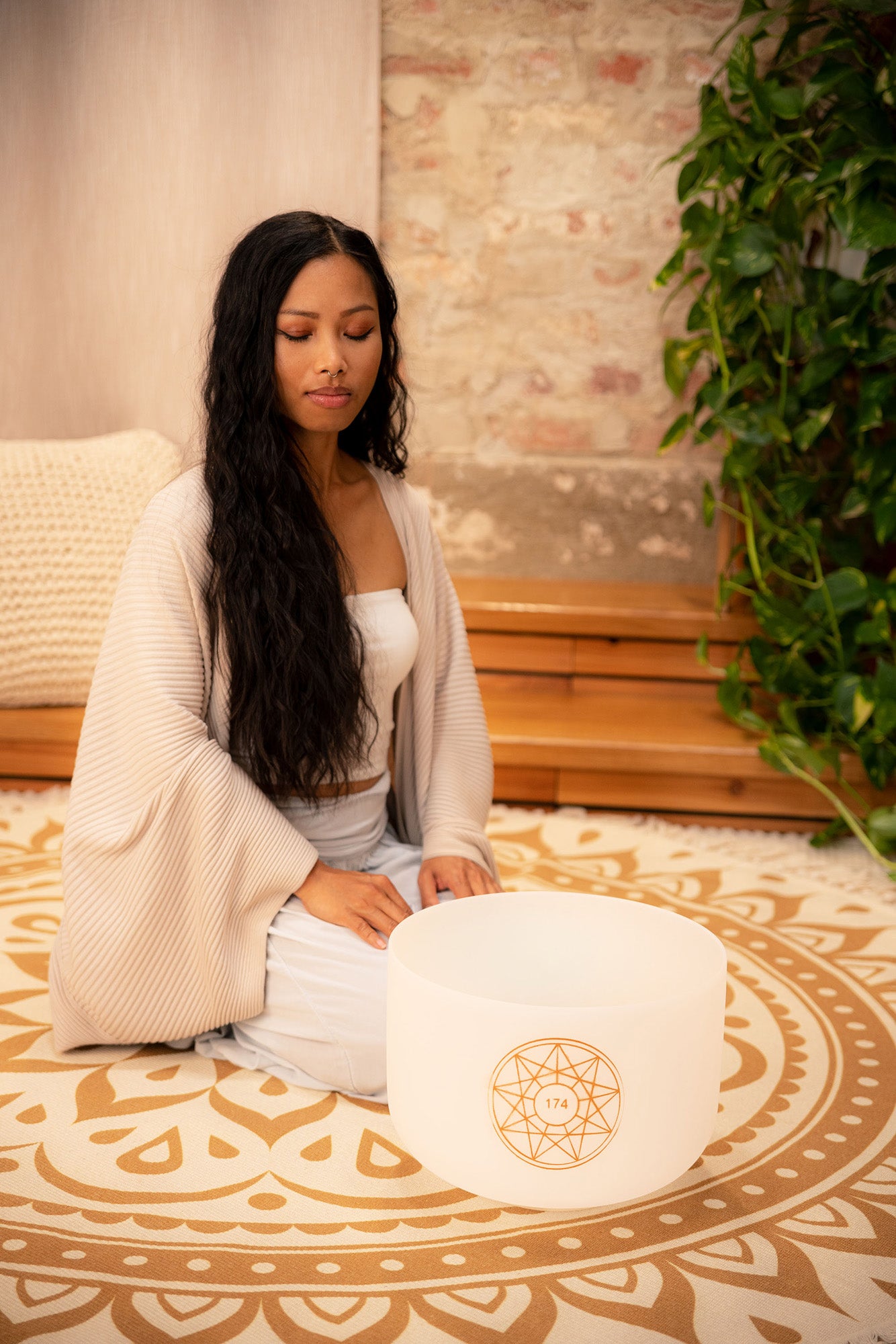 SINGING BOWL SONIC CRISTAL 12",  174 HZ