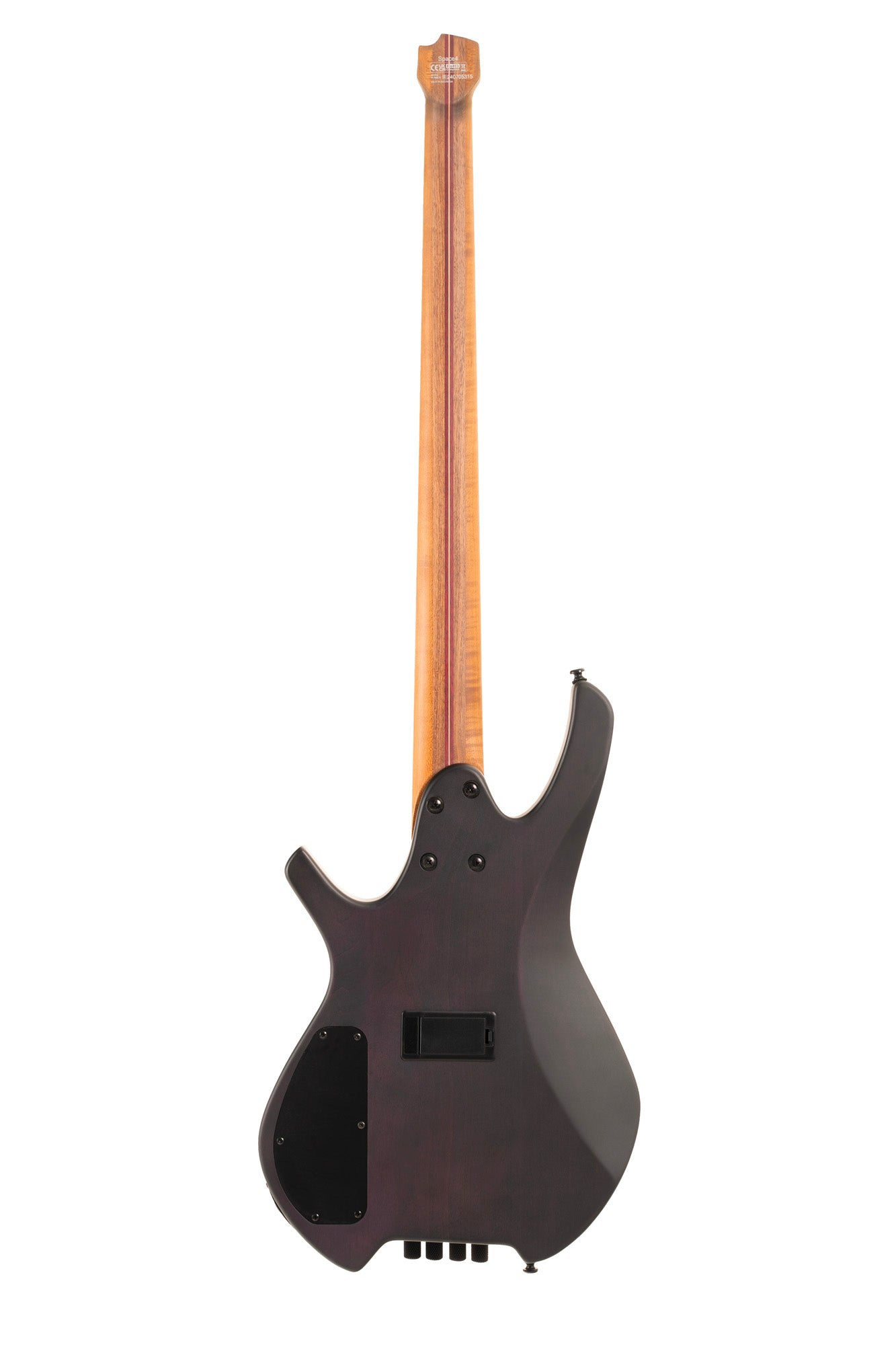 SPACE 4 BSDB, corps érable, table peuplier figuré, manche 7 pièces, micros et EQ Bartolini MK-1, star dust green, housse