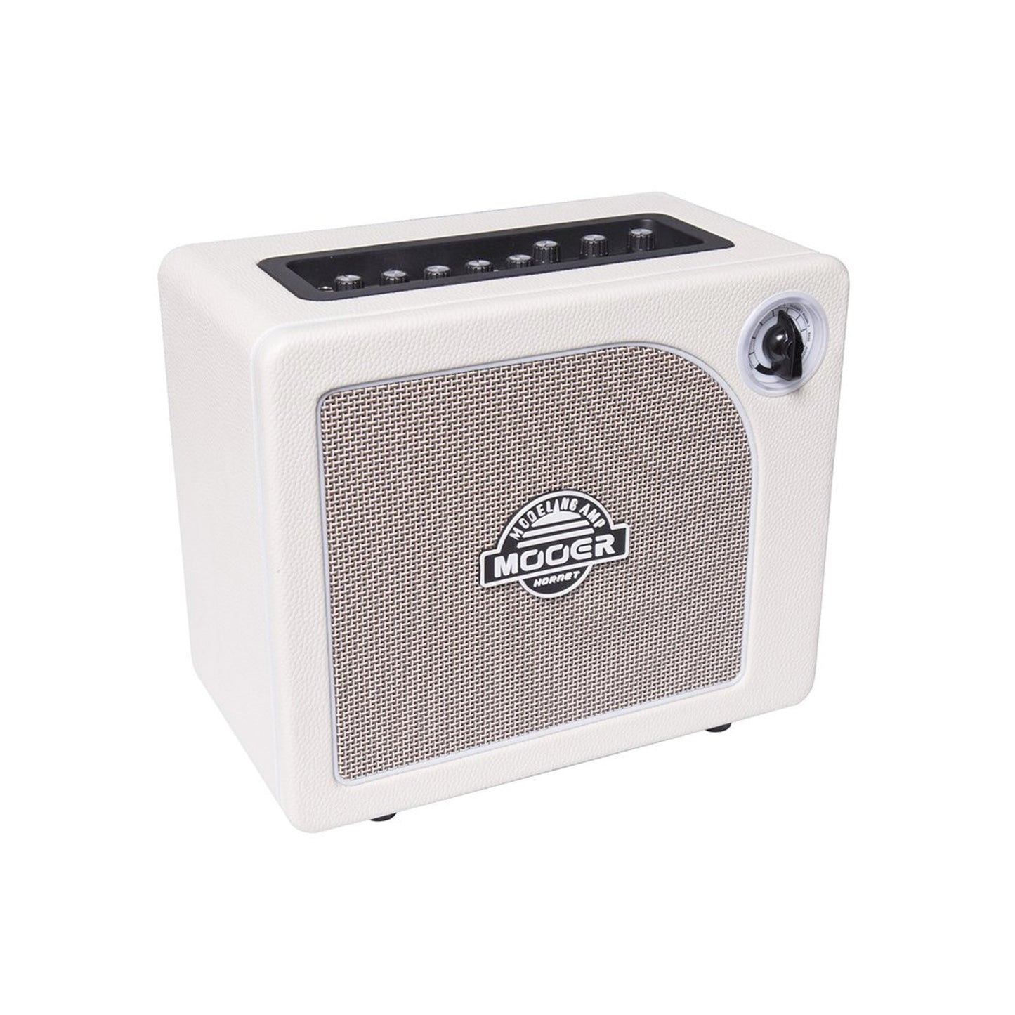 Ampli HORNET WHITE, 15W, HP 6.5", 9 modélisations d'amplis haute-qualité, effets Modulation/Délai/Réverb, blanc