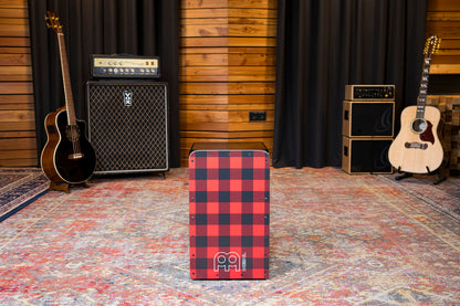 Cajon Meinl série Headliner finition Lumberjack à carreaux, timbres ajustables